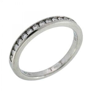 Tiffany & Co. Ring Channel Setting Half Eternity Platinum Diamond